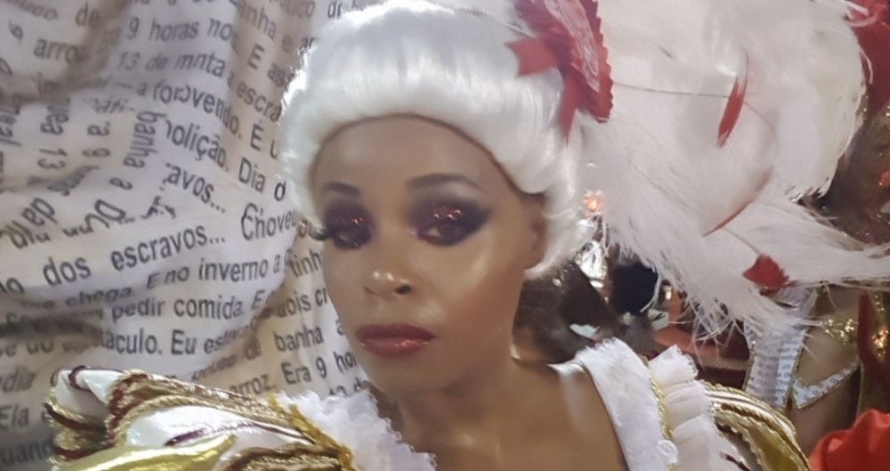 Roberta Rodrigues no desfile do Salgueiro 2018