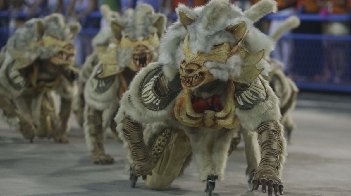 Carnaval 2018 - Desfile das Escolas de Samba do Grupo Especial na Avenida Marques de Sapuca&iacute;. G.R.E.S. Beija-Flor de Nil&oacute;polis