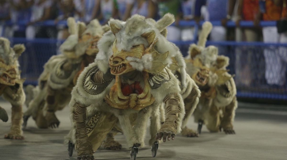 Carnaval 2018 - Desfile das Escolas de Samba do Grupo Especial na Avenida Marques de Sapuca&iacute;. G.R.E.S. Beija-Flor de Nil&oacute;polis