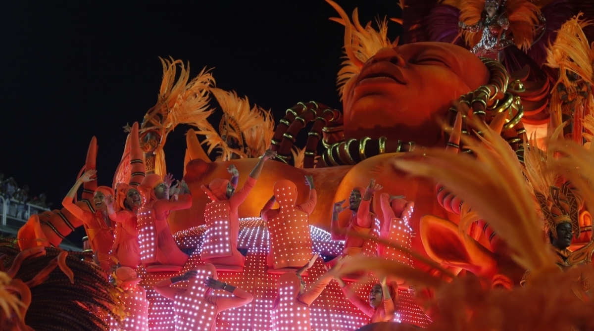 Carro aleg&oacute;rico do Salgueiro