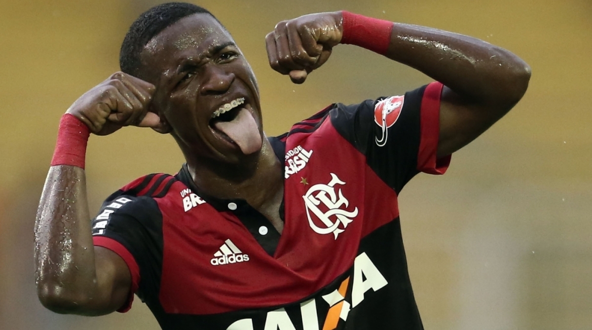 Comemoração de Vinícius Júnior, reeditando o chororô criado em 2008, motivou a crise com o Botafogo - André Mourão/Estadão Conteúdo