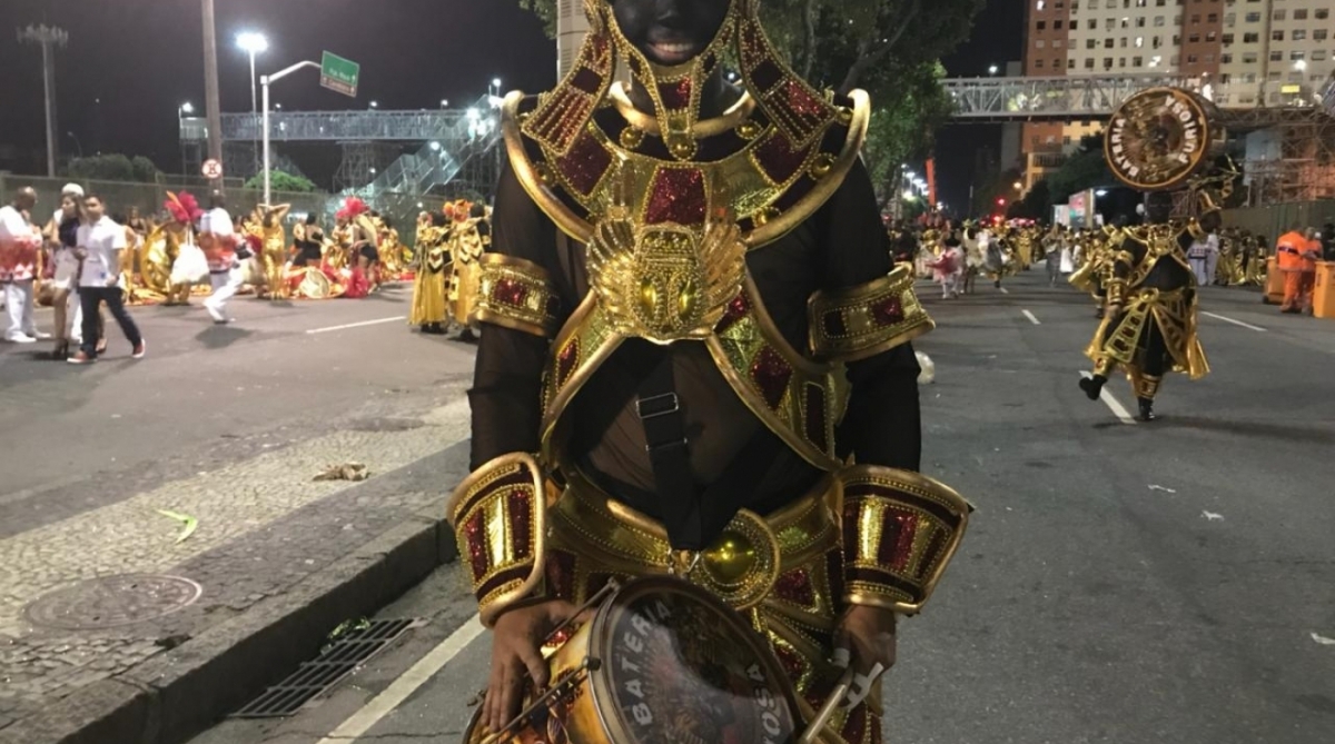 Sandra Parintins na concentração