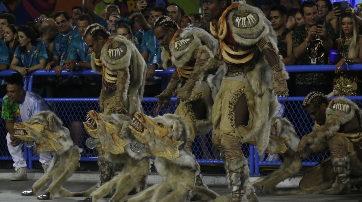 Carnaval 2018 - Desfile das Escolas de Samba do Grupo Especial na Avenida Marques de Sapuca&iacute;. G.R.E.S. Beija-Flor de Nil&oacute;polis