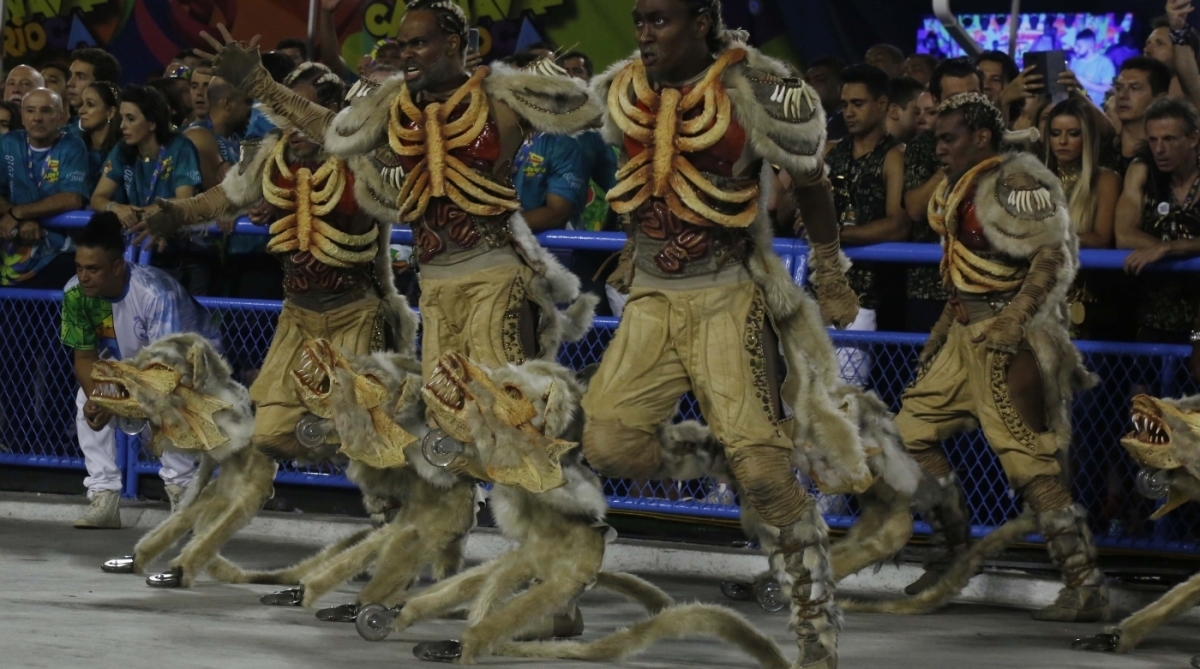 Carnaval 2018 - Desfile das Escolas de Samba do Grupo Especial na Avenida Marques de Sapuca&iacute;. G.R.E.S. Beija-Flor d Nil&oacute;polis