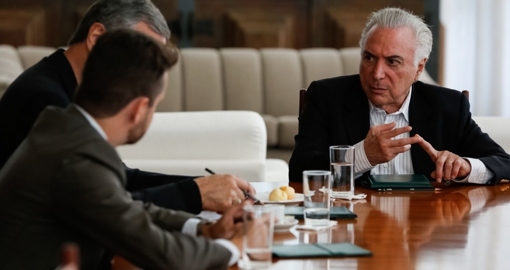 Presidente se reuniu no Palácio da Alvorada