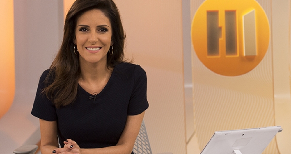 O tempo levou o jornalismo a se tornar o grande neg�cio da TV - na foto, o Hora Um, da Globo