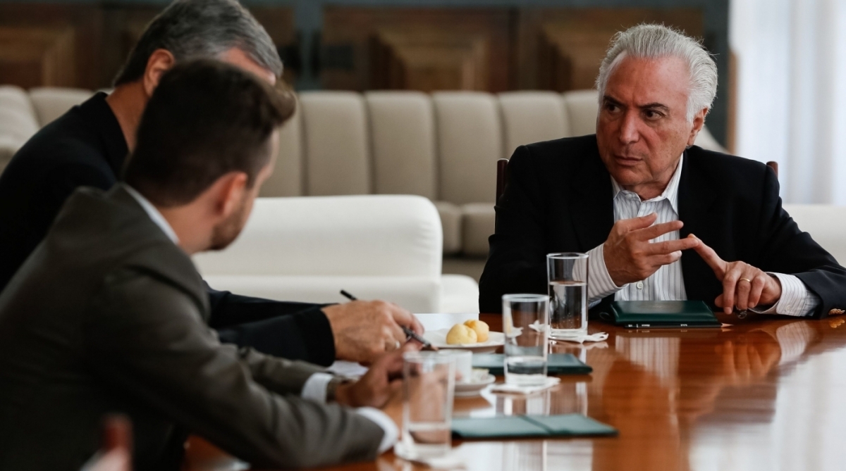 Presidente se reuniu no Palácio da Alvorada - Marcos Corrêa/PR