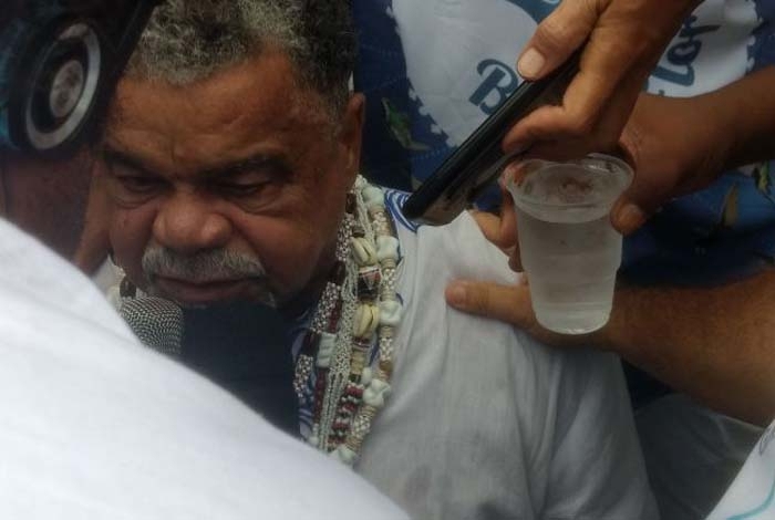 Laíla chora com título da Beija-Flor  - Wilson Aquino / Agência O Dia 