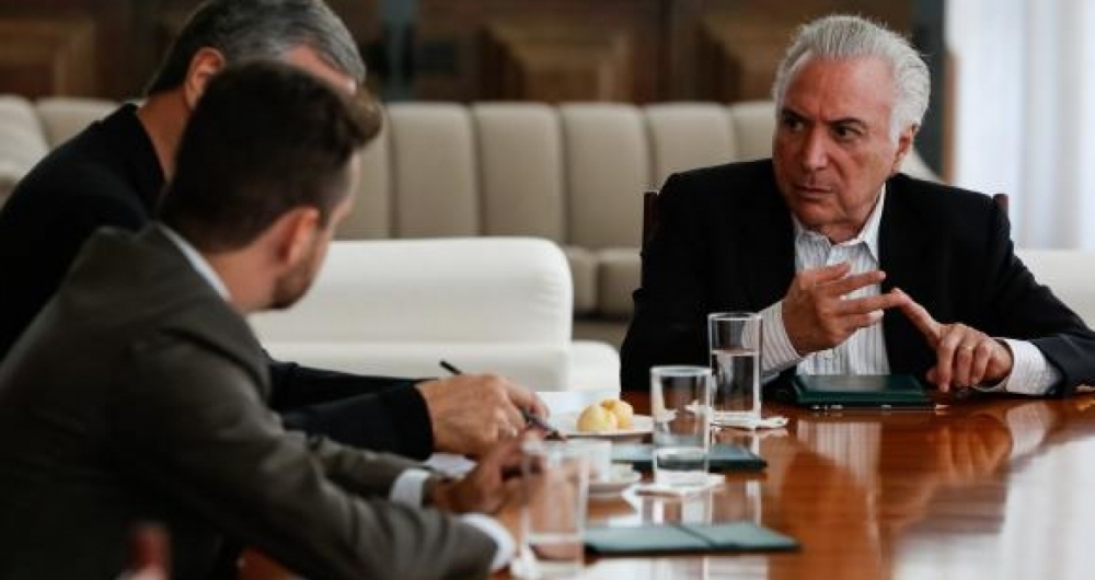 Michel Temer se reuniu com ministros no Pal�cio da Alvorada para discutir situa��o de venezuelanos no Brasil