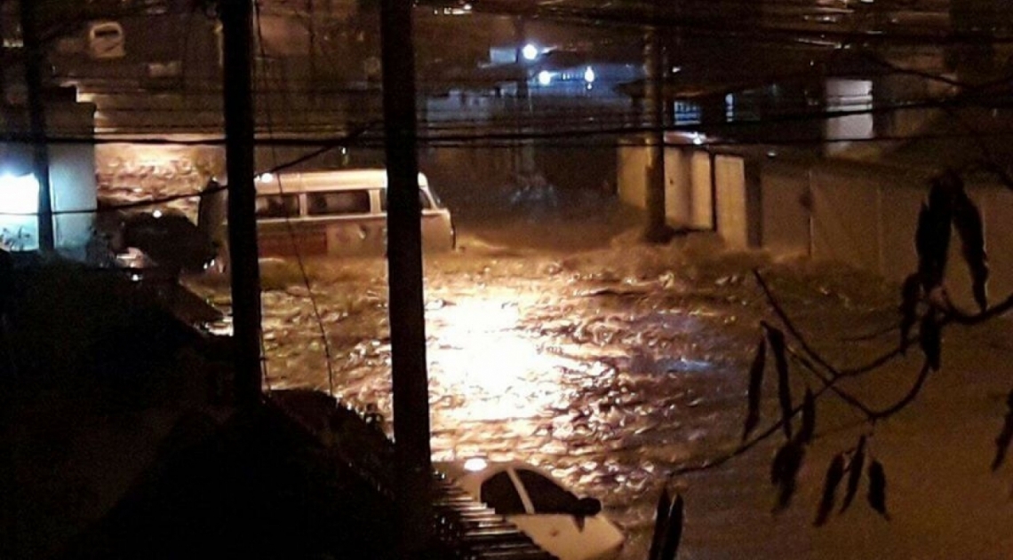 Forte chuva atingiu a Vila da Penha