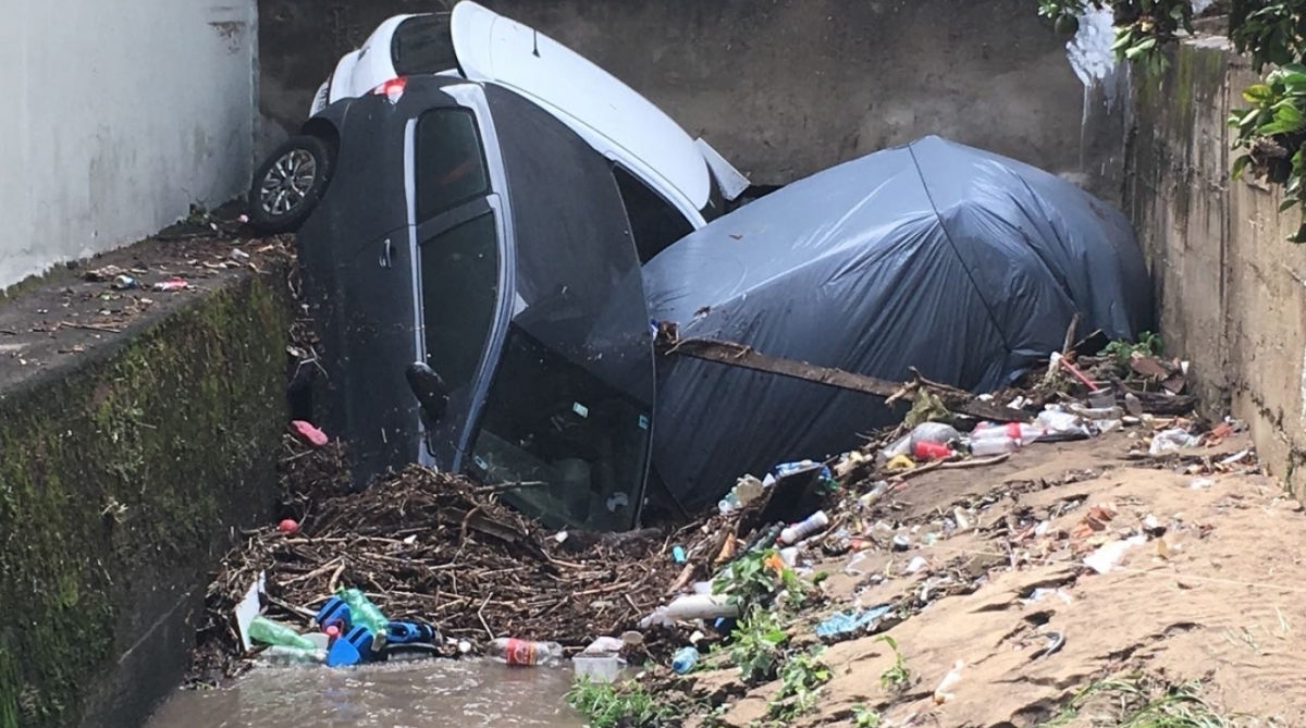 Água Santa também teve prejuízos por causa do temporal