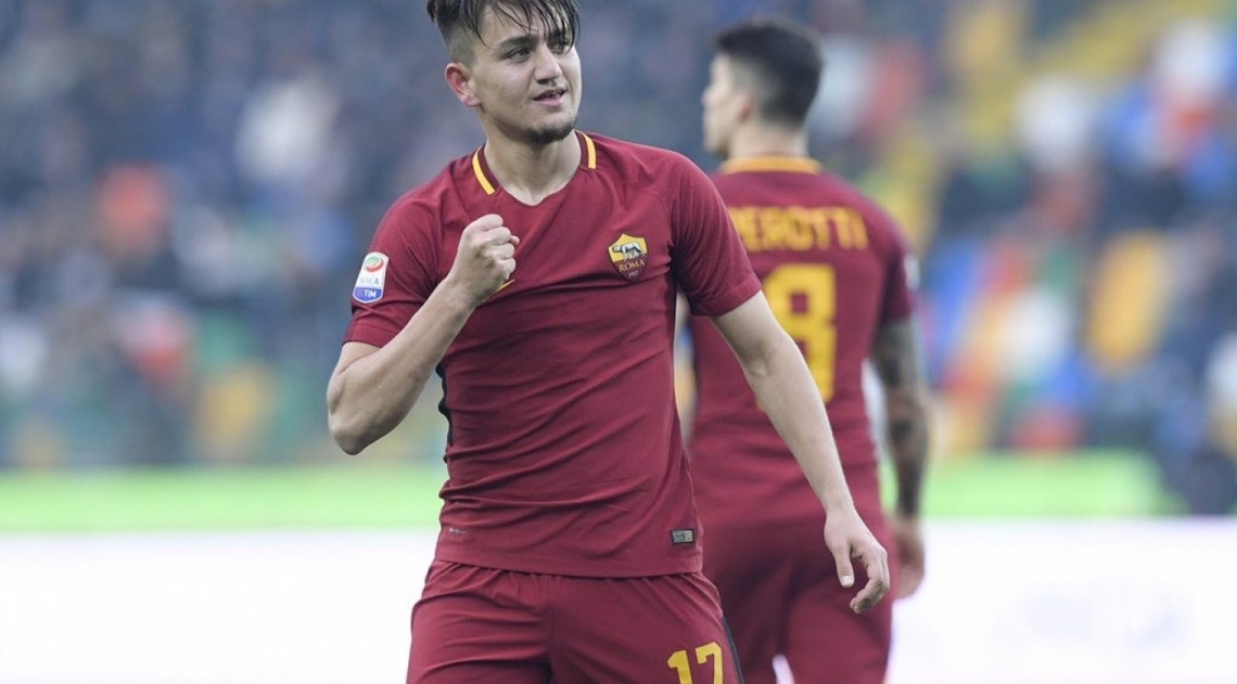 Cengiz Ünder abriu o placar - Divulgação/AS Roma