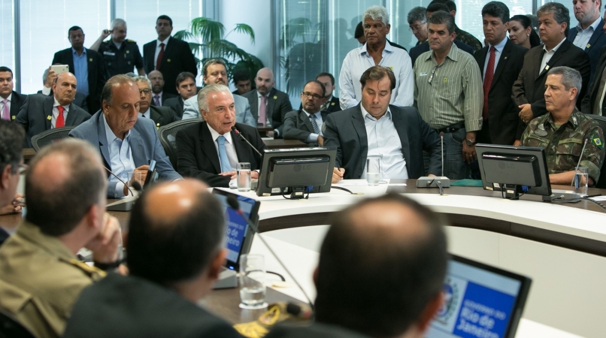 Rio de Janeiro - Presidente da República, Michel Temer,participa de  Reunião de trabalho sobre segurança ( Alan Santos/PR )