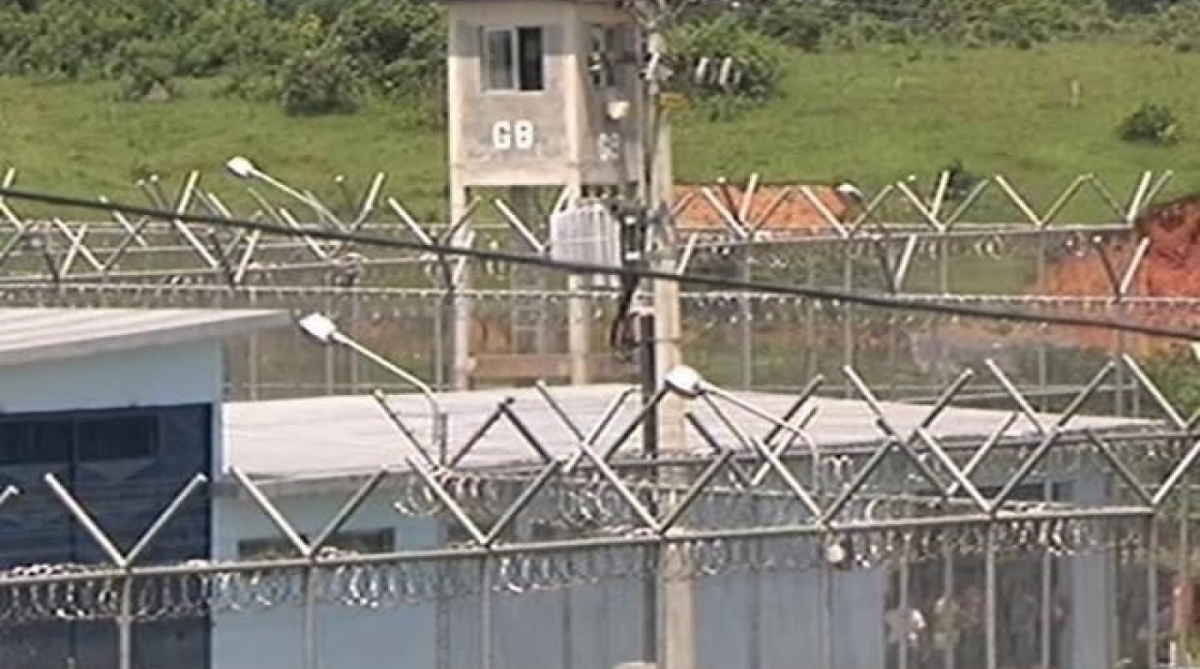 Penitenciária Milton Dias Moreira, em Japeri, na Baixada Fluminense - REPRODUÇÃO REDES SOCIAIS