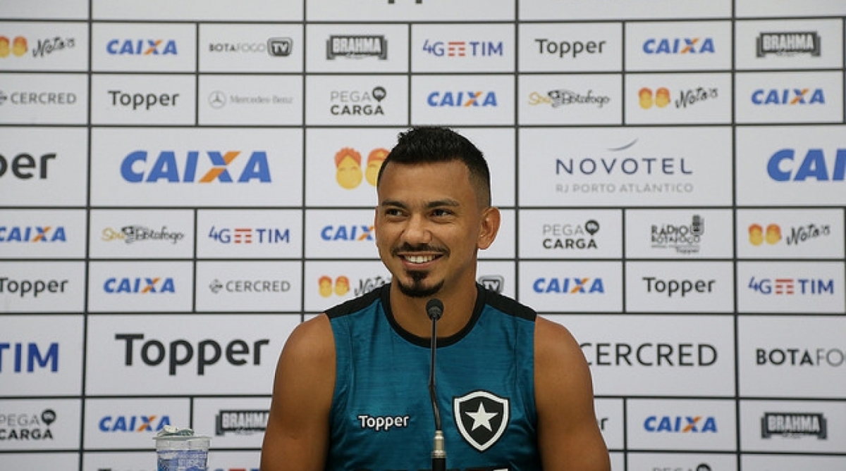 Rodrigo Lindoso voltou a ressaltar que eliminação na Copa do Brasil está no passado - Vitor Silva/SS Press/Botafogo