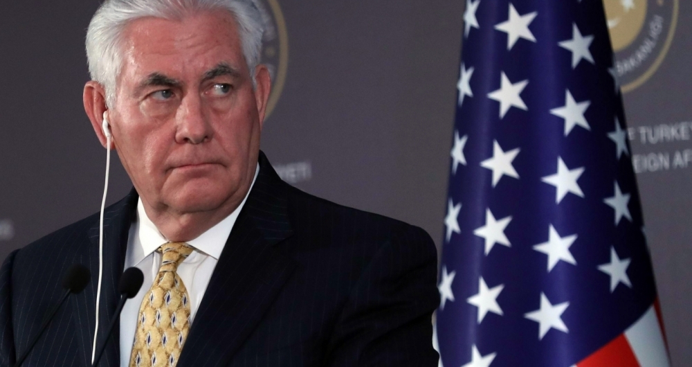 Rex Tillerson, chefe da diplomacia americana