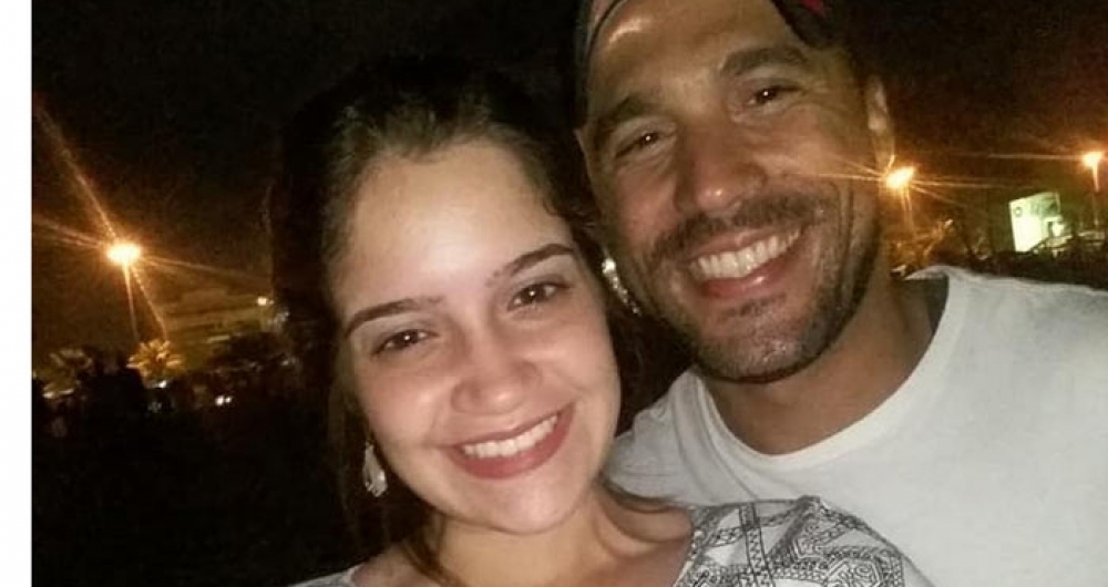 Sargento Bruno Albuquerque Cazuca e a mulher Lara Maria Rodrigues