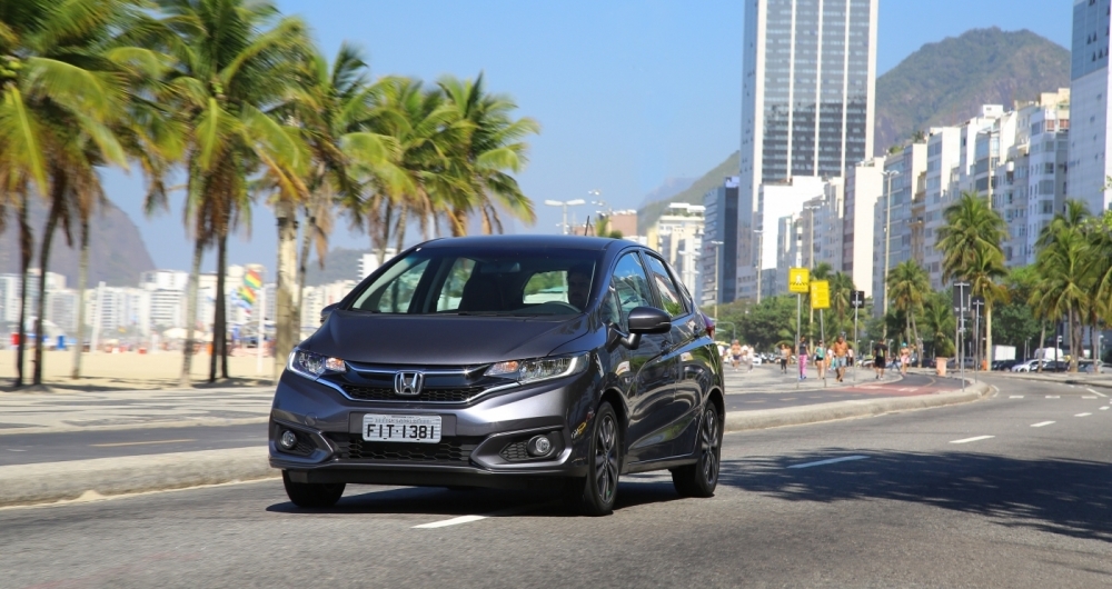 Linha 2018 do Honda Fit recebeu atualiza��es importantes em conforto, design e seguran�a