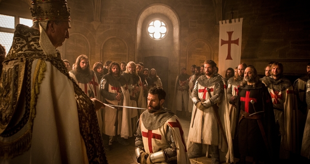 S�rie 'Knightfall - A Guerra do Santo Graal' - Tom Cullen � o cavaleiro Landry, protagonista da s�rie