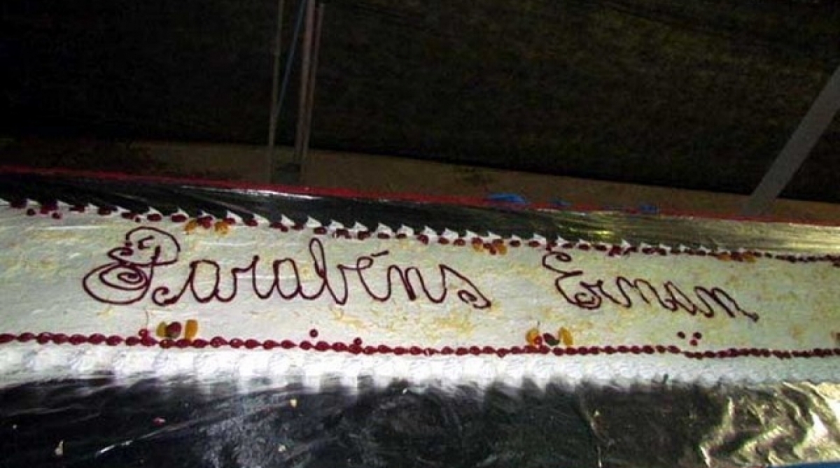 Prefeito usou dinheiro de verba pública para fazer festa de aniversário com bolo gigante