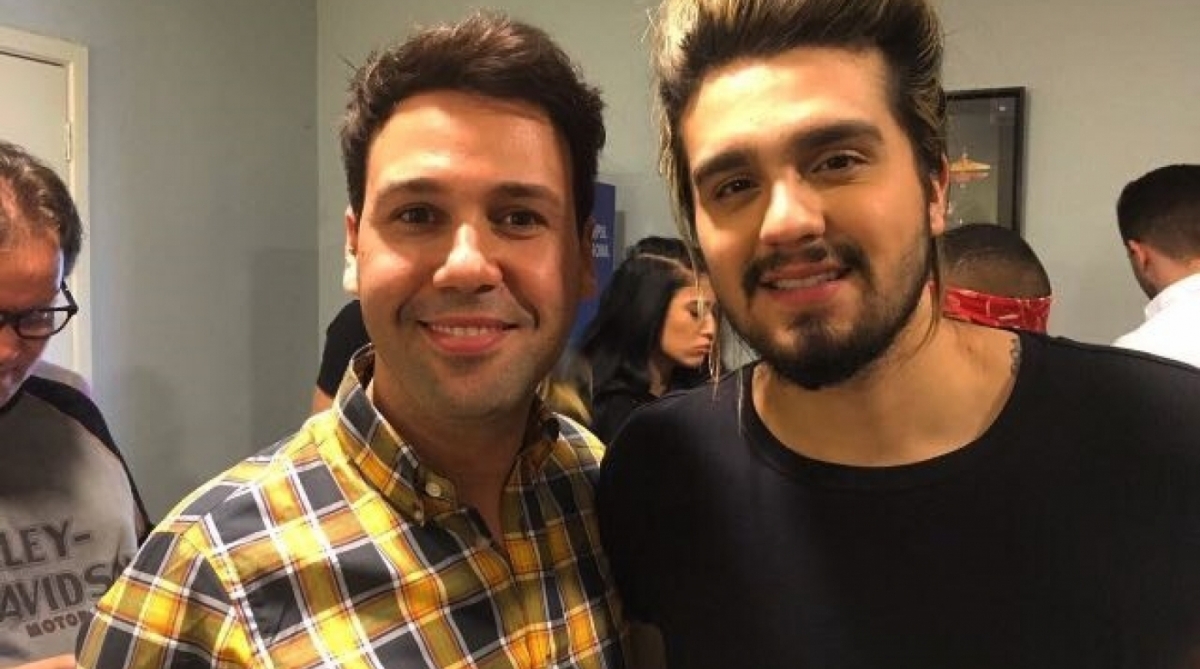 Vinicius Vieira e Luan Santana - reprodução