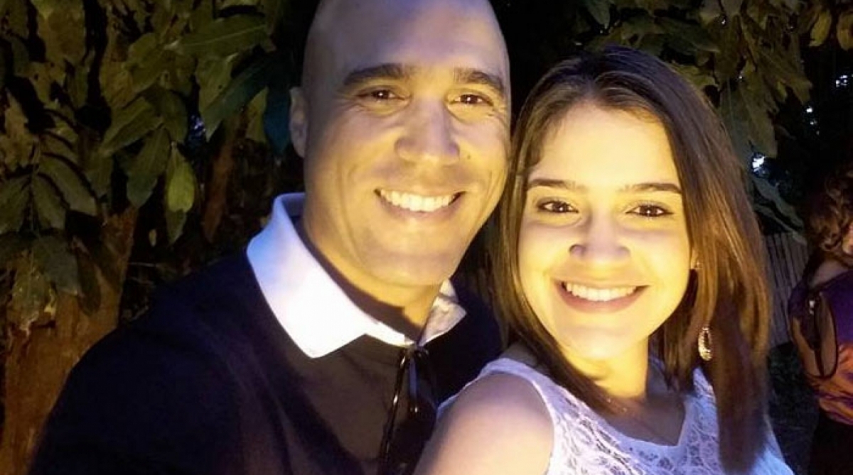 O militar do Exército Bruno Albuquerque e a mulher Lara Maria Rodrigues - Reprodução Facebook
