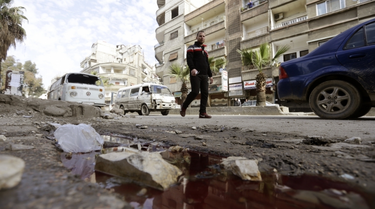 Bombardeios na Síria já deixaram centenas de vítimas - AFP
