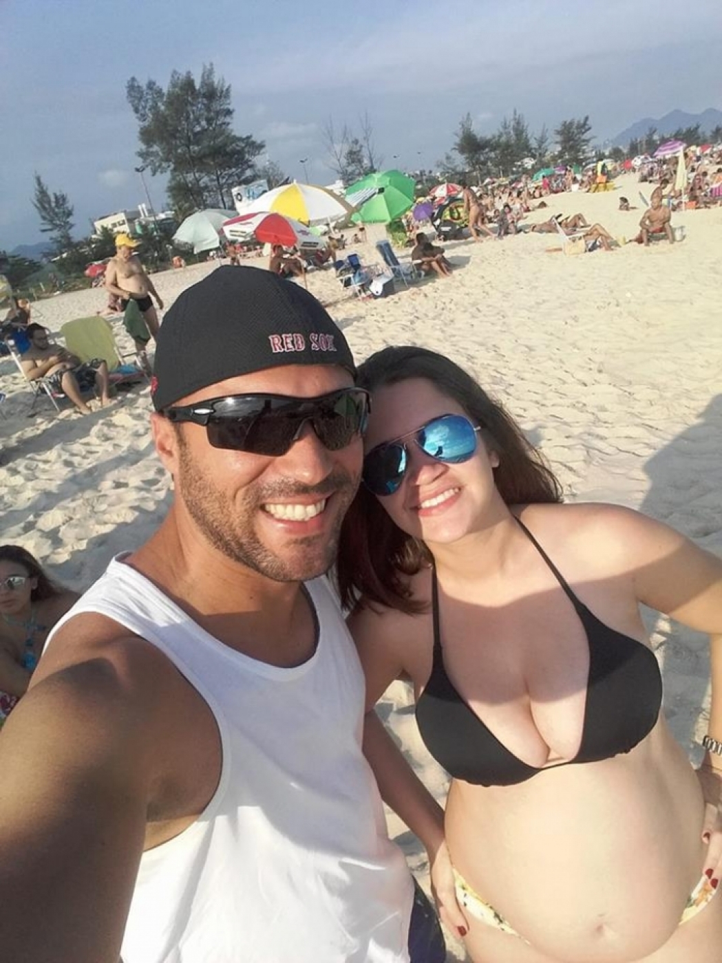 Bruno Albuquerque e a mulher Lara Maria Rodrigues