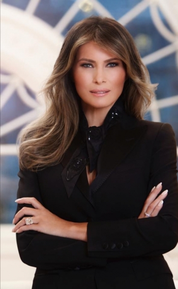  A primeira-dama americana, Melania Trump