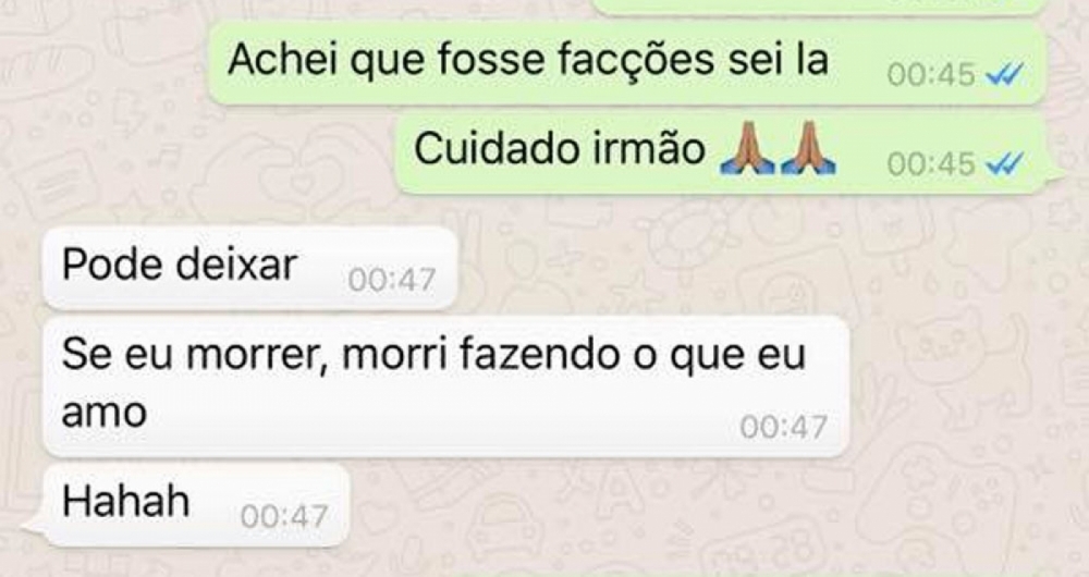 Conversa teria ocorrido momentos antes de segundo tenente ser morto em tentativa de assalto na Freguesia