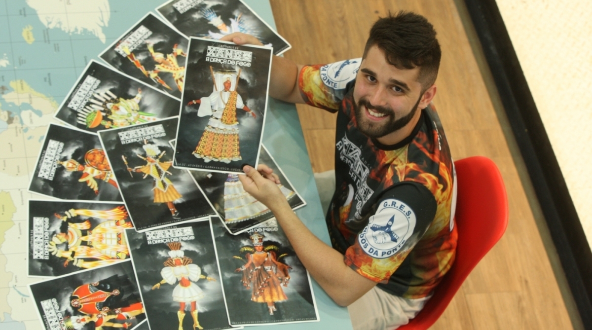 CADERNO BAIXADA - Lucas Milato. Carnavalesco da Escola de Samba Unidos da Ponte.    