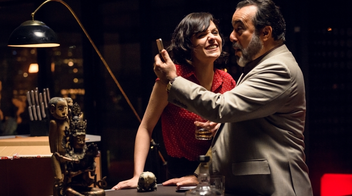 Monica Iozzi e Tony Ramos em 'Vade Retro'