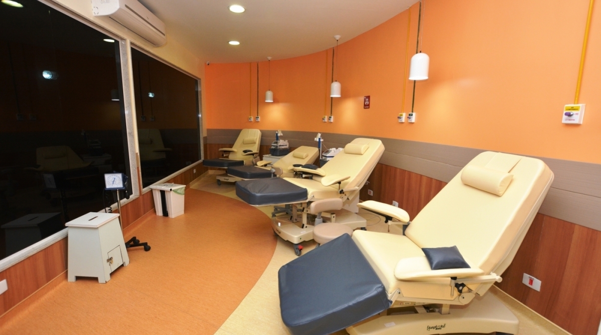 Unidade tem capacidade para receber até 100 doadores diariamente - Divulgação