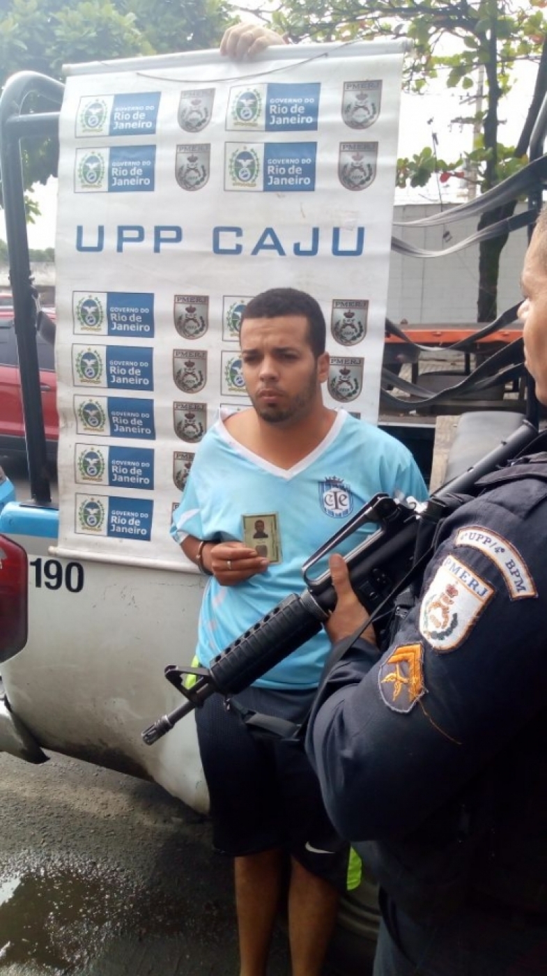 Gerente do tráfico do Caju é preso - Divulgação