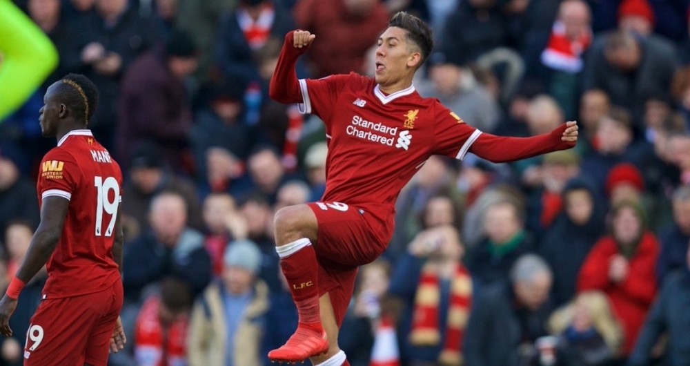 Roberto Firmino marcou para o Liverpool