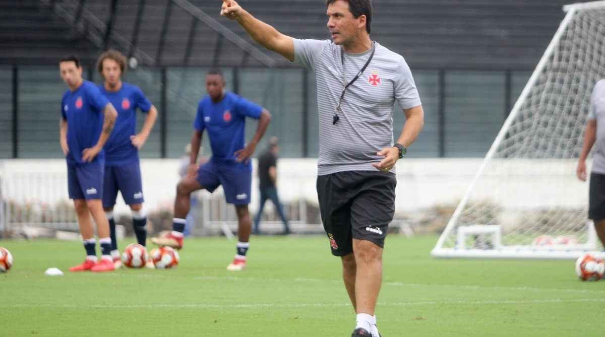Zé Ricardo no treino do Vasco - 24/2/2018