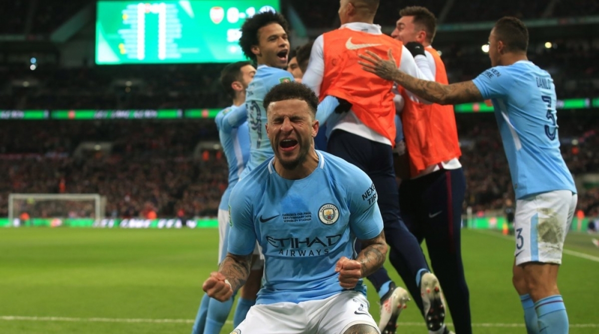 Partida entre Arsenal e Manchester City