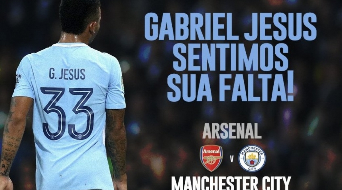 Gabriel Jesus - Reprodução / Twitter