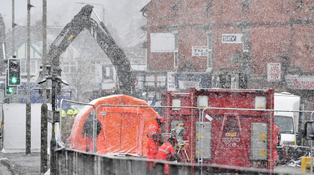 Incêndio em Leicester, Inglaterra