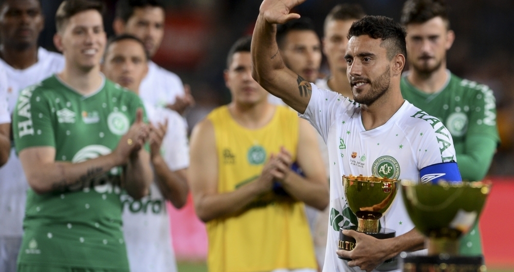 Retorno de Alan Ruschel aos gramados foi destacado na premia��o da Laureus