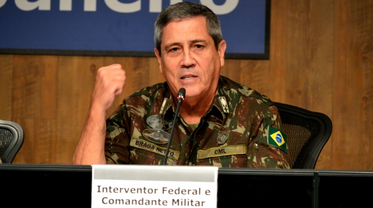 General Braga Netto, interventor da segurança do RJ - Paulo Carneiro/Parceiro/Agência O Dia