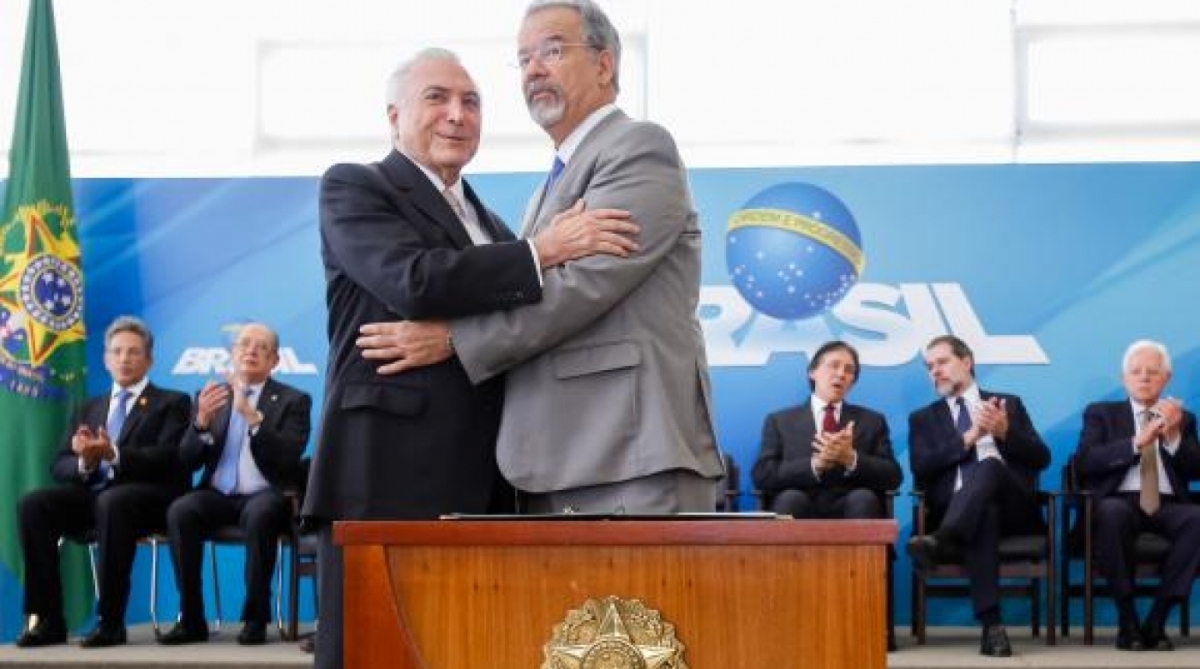 Brasília - Presidente Michel Temer empossa Raul Jungmann no Ministério Extraordinário da Segurança Pública  - Marcos Corrêa/PR