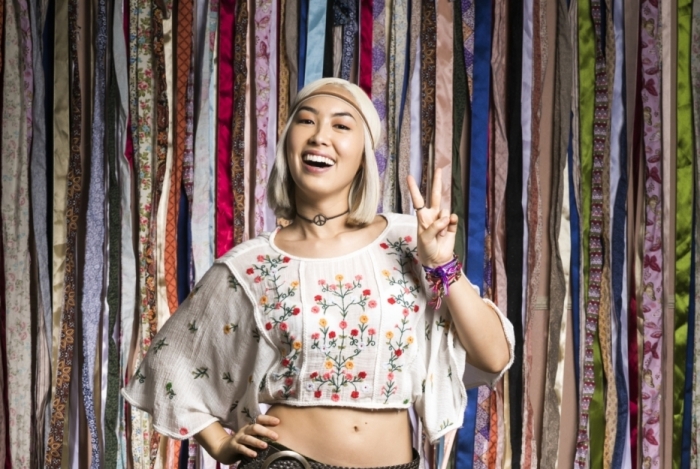 Ana Hikari, a Tina, uma das five, de 'Malhação' - Sergio Zalis/TV Globo