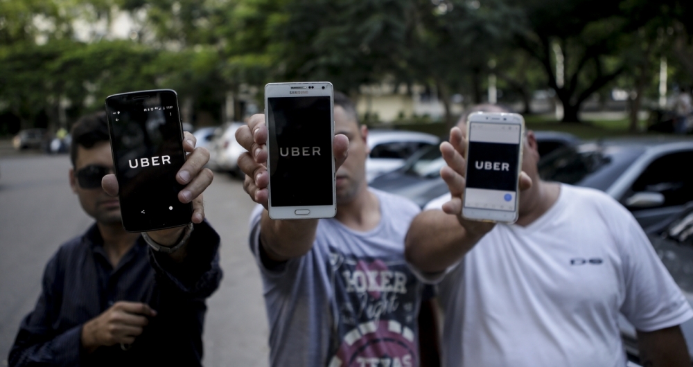 Motoristas do Uber comemoraram autoriza��o do transporte, mas temem cobran�a de taxa da prefeitura