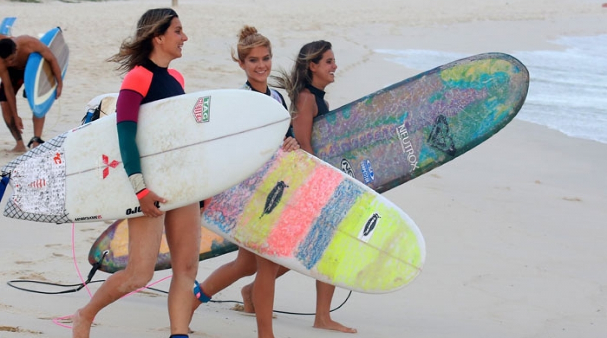 Maya Gabeira e Isabella Santoni 