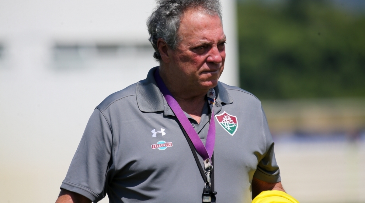 Abel disse não ter entendido o motivo das vaias a Marlon Freitas - LUCAS MERÇON / FLUMINENSE.