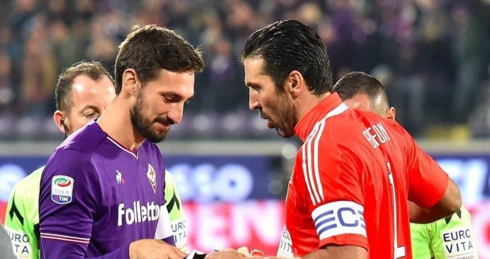 Astori (E) era muito amigo de Buffon