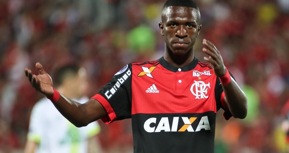 Vinicius J�nior foi novamente alvo de coment�rios racistas