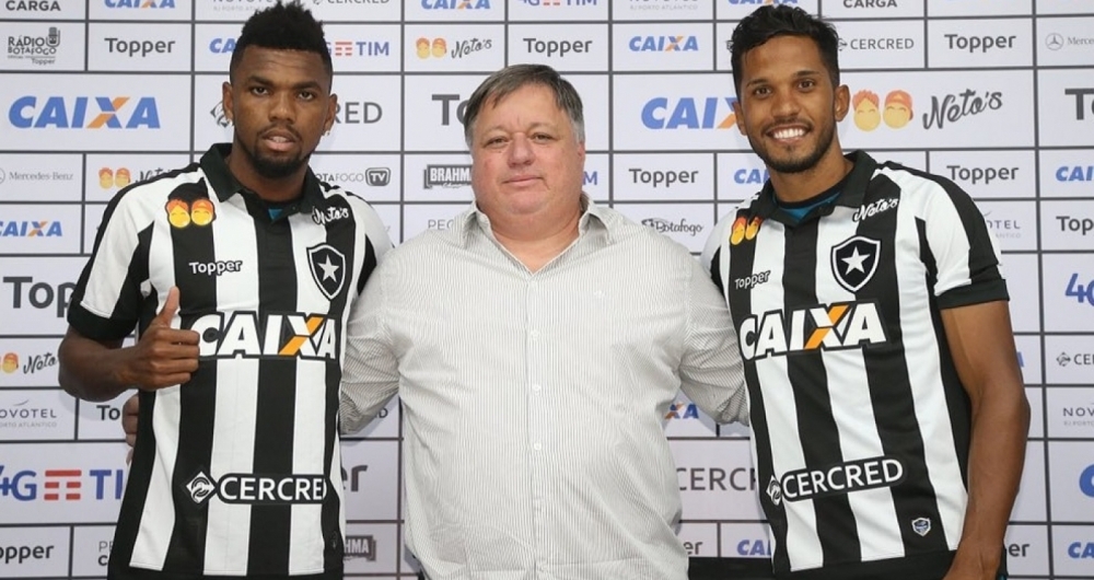 Yago e Marcelo foram apresentados pelo Botafogo