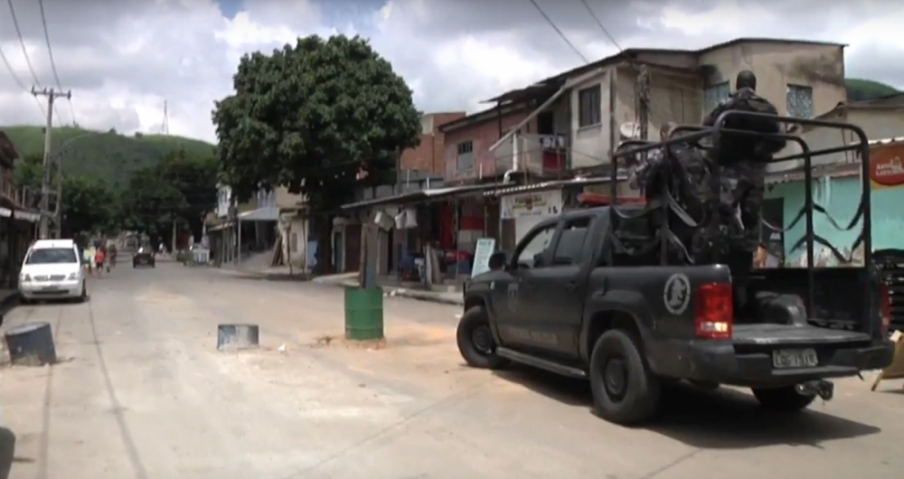 Batalhão de Choque (BPChq) também realizou operação na Vila Kennedy nesta segunda